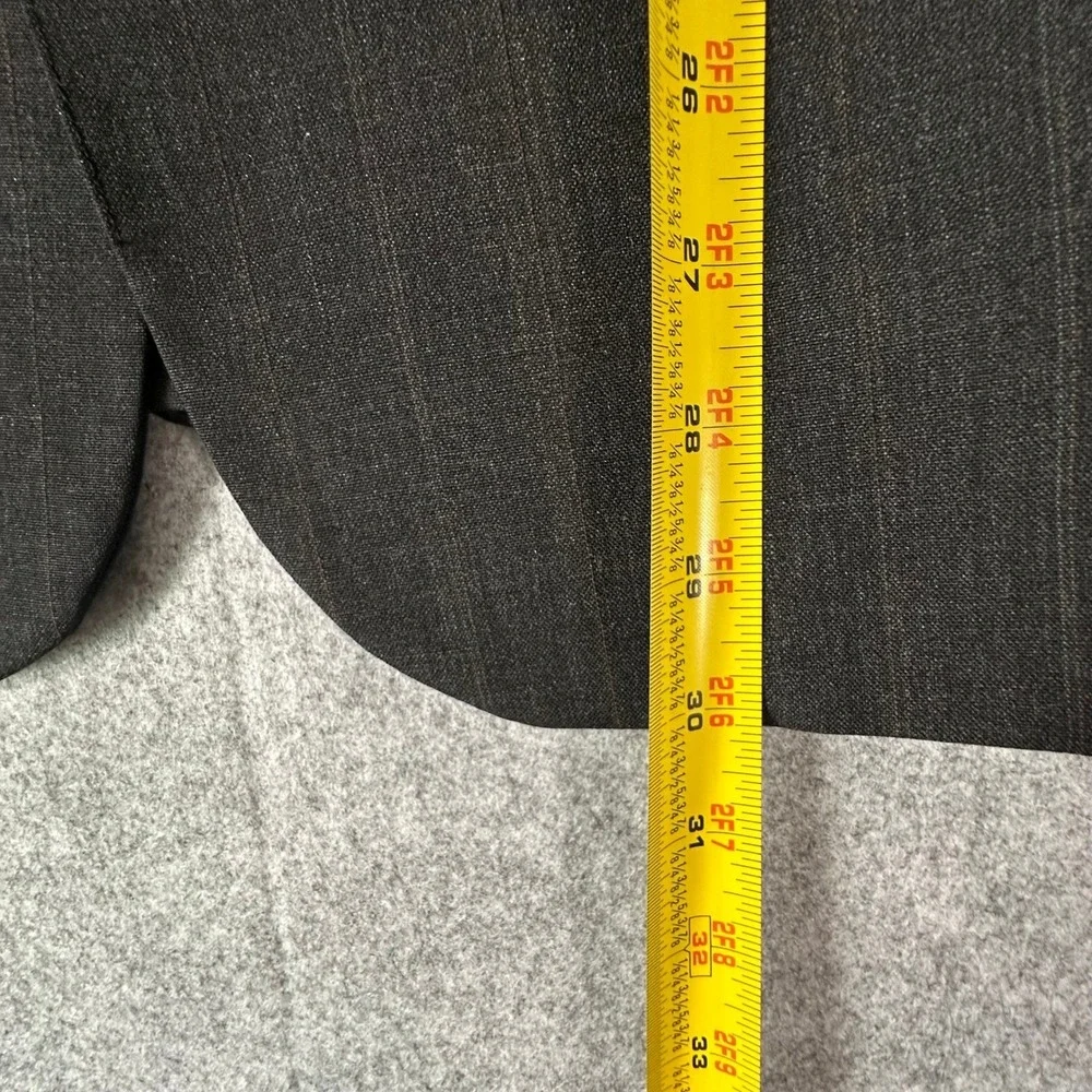 Polo University Club Ralph Lauren Blazer Mens 38R Charcoal Grey Pinstripe